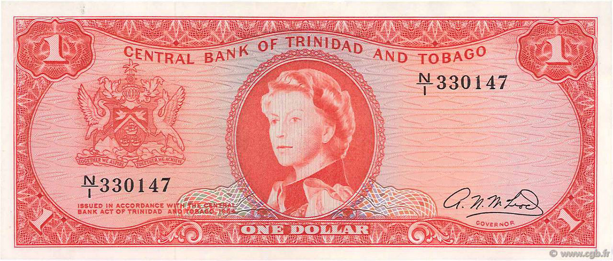 Тринидад и Тобаго 1 доллар 1964