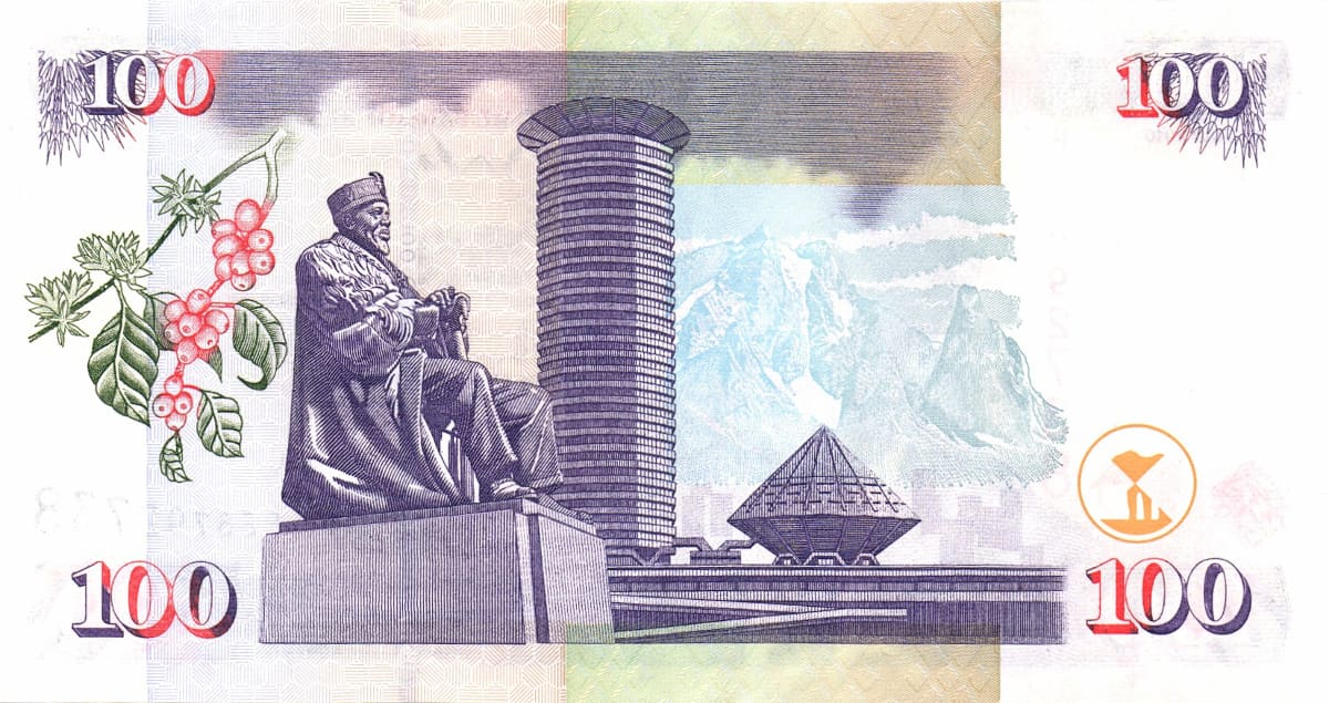 100 шиллингов  Кении 2010