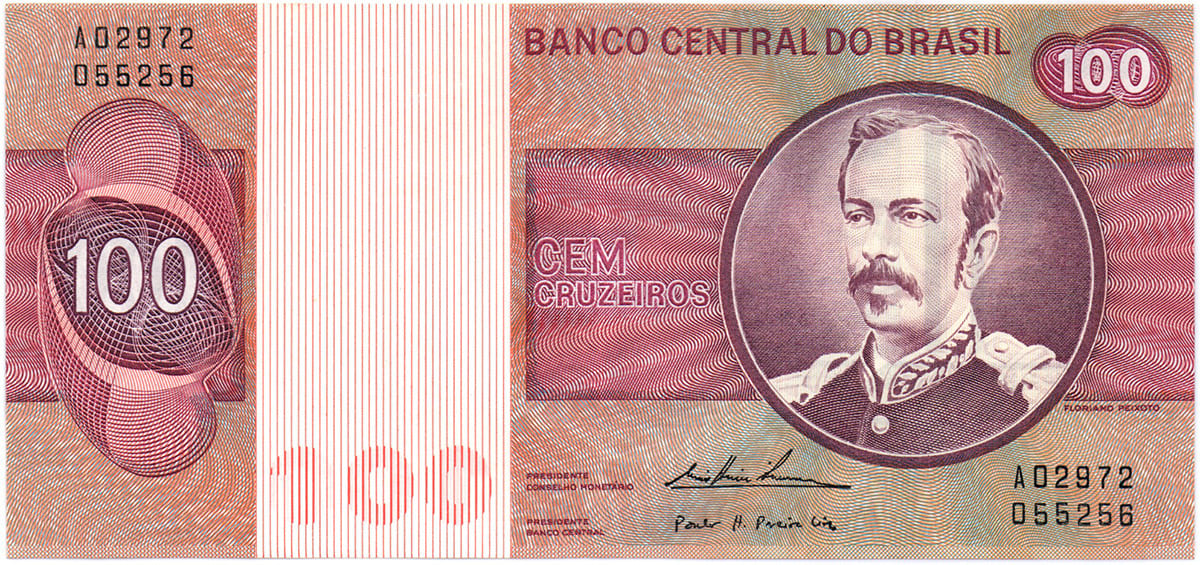 100 крузейро Бразилии 1981