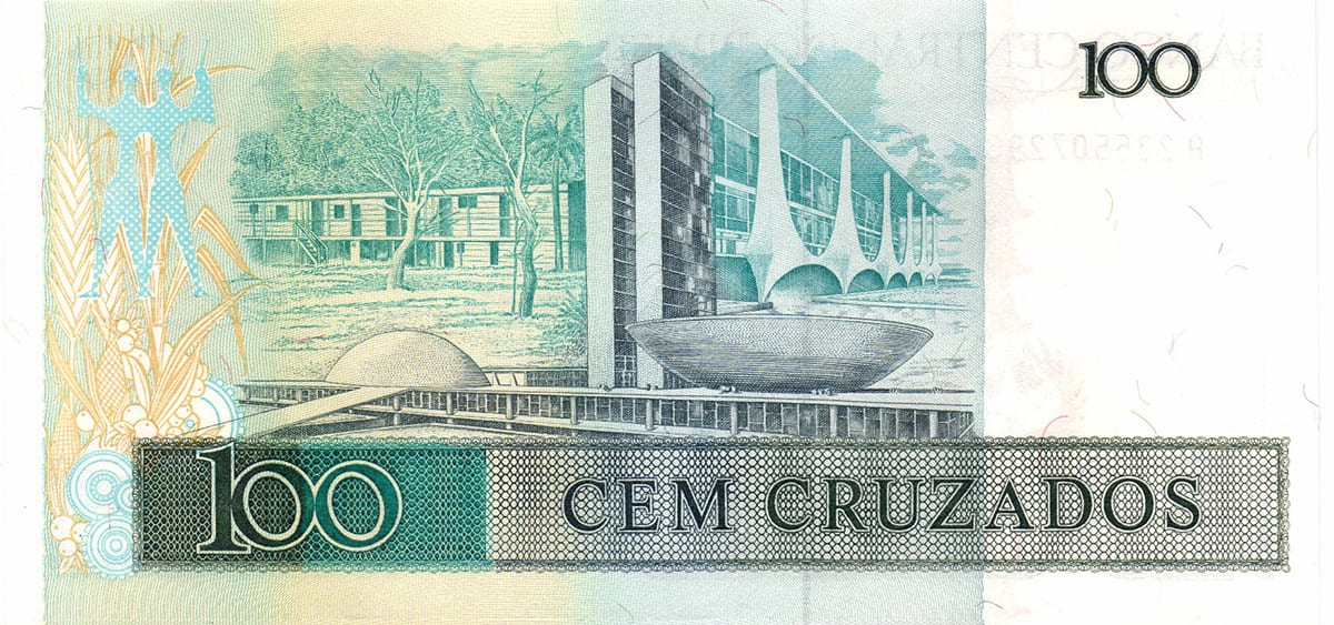 100 крузадо Бразилии 1987
