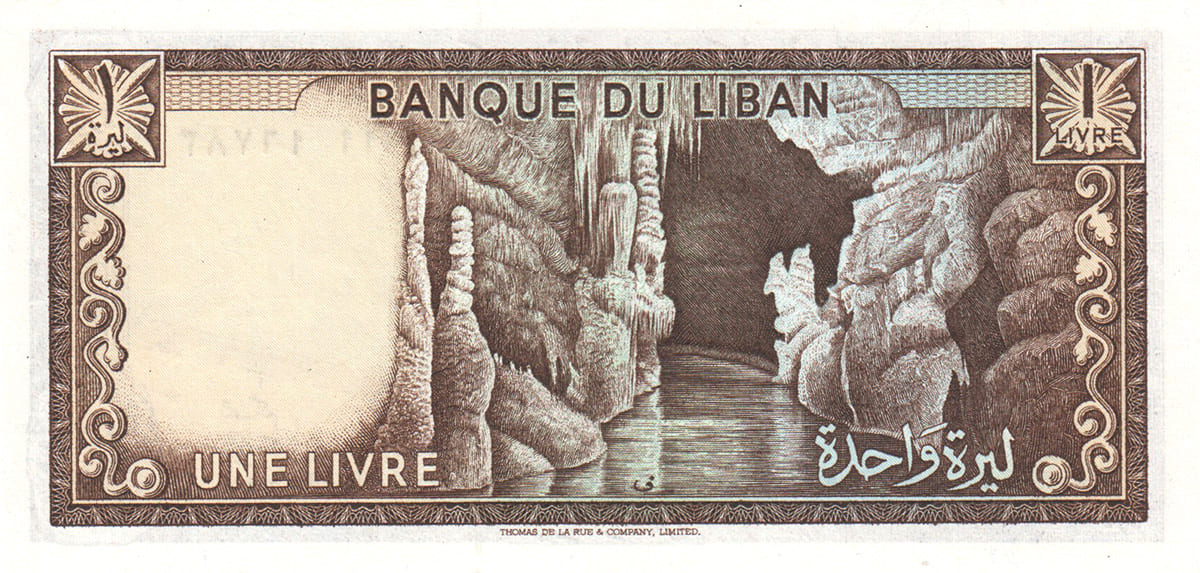 1 ливр Ливана 1980