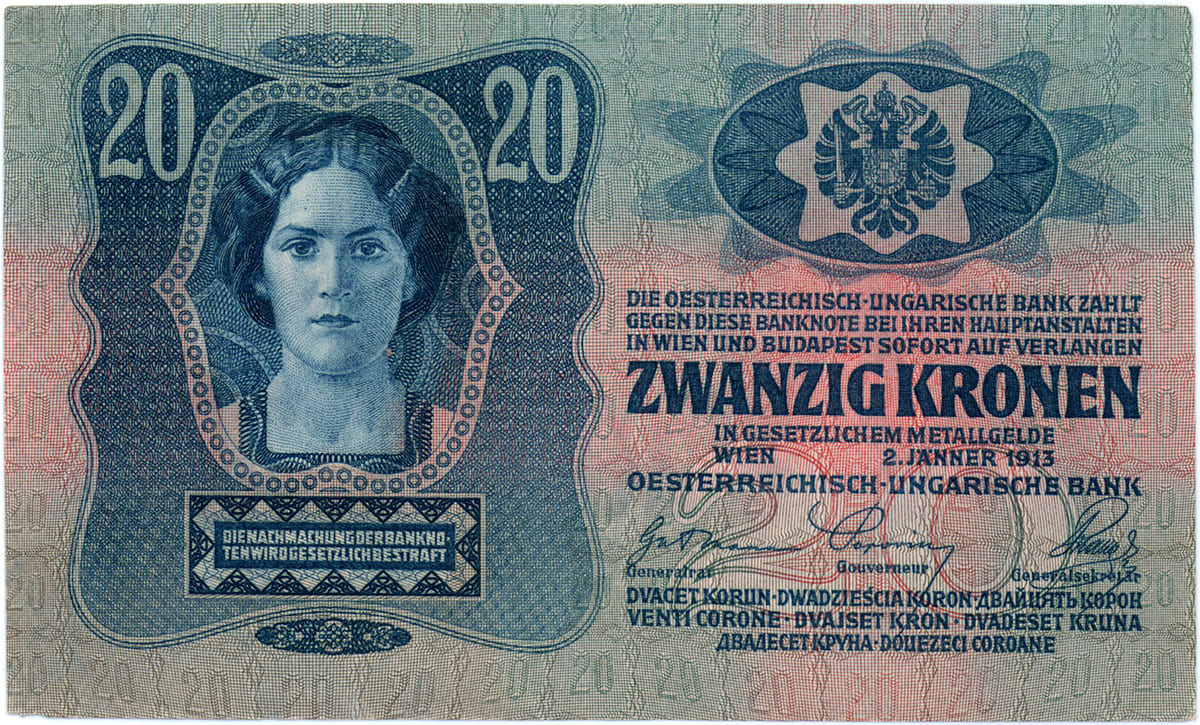 20 крон Австро-Венгрии 1913