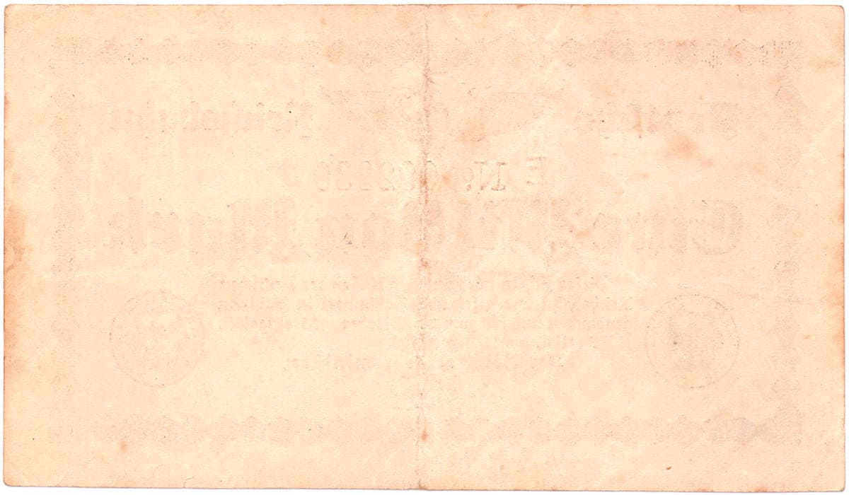 1 000 000 марок Deutsche Reichsbahn 1923