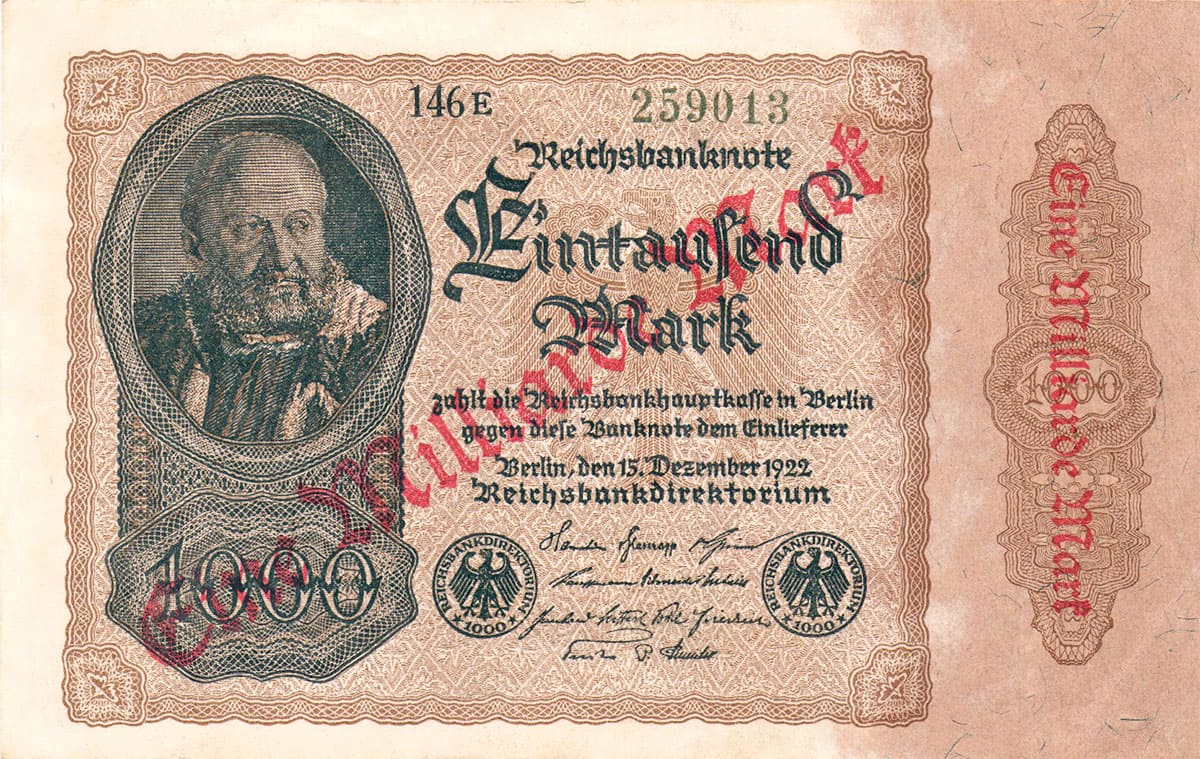 1 000 000 000 марок 1923 года Веймарской Республики