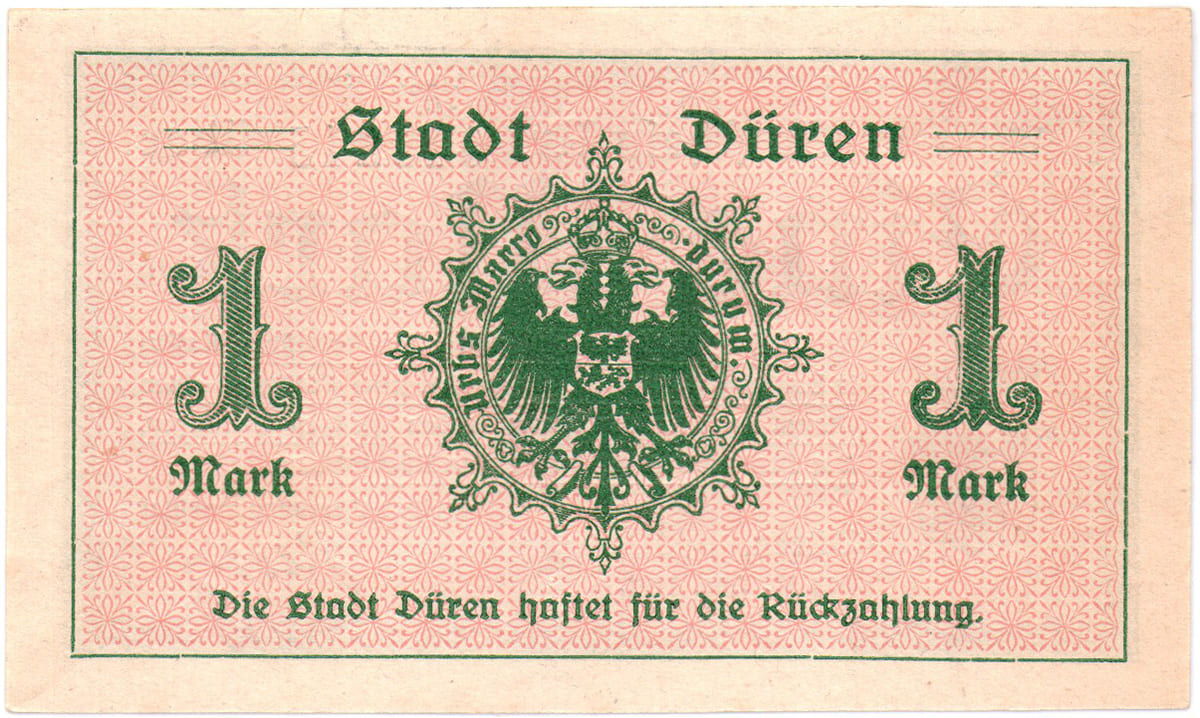 1 марка 1918 Stadt Düren