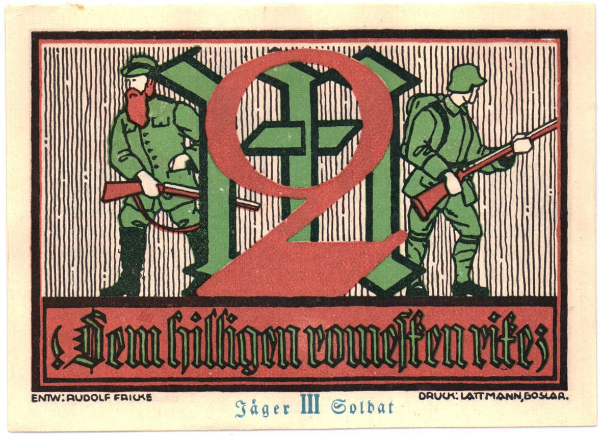 2 марки 1922 Stadtverwaltung Goslar