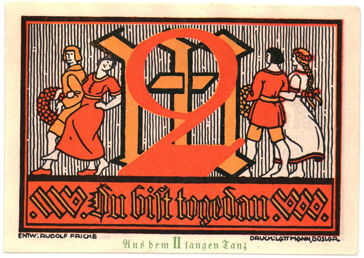 2 марки 1922 Stadtverwaltung Goslar