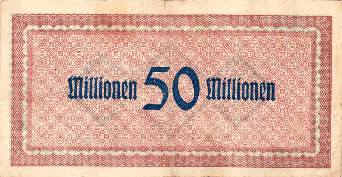 50 000 000 марок 1923 Stadtkreis und der Landkreis Coblenz