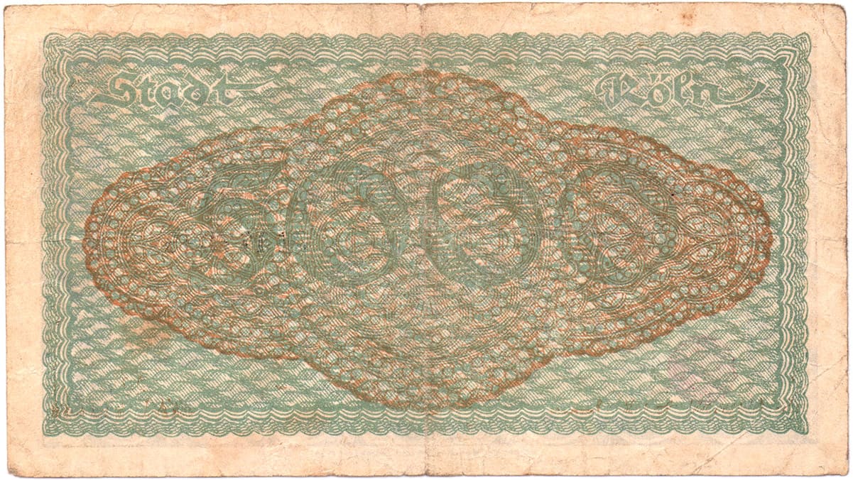 5 000 марок 1923 Stadt Köln