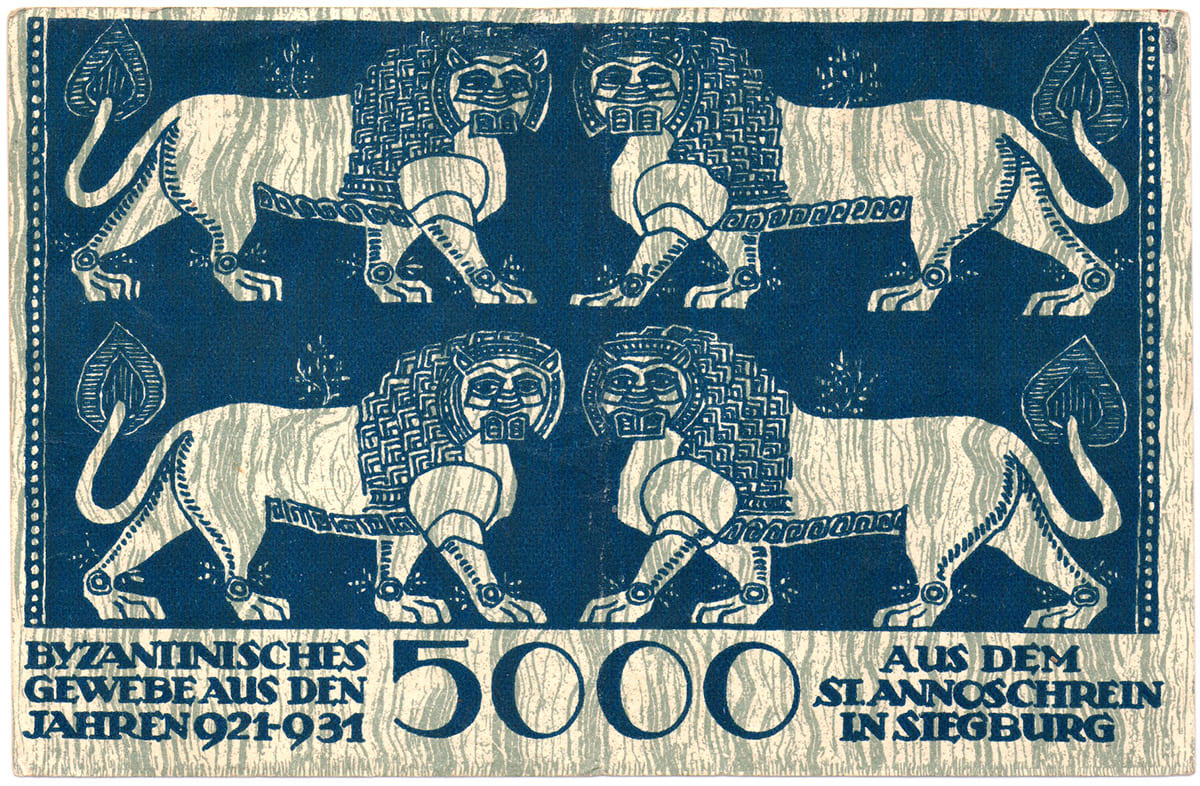 5000 марок 1923 Stadt Siegburg